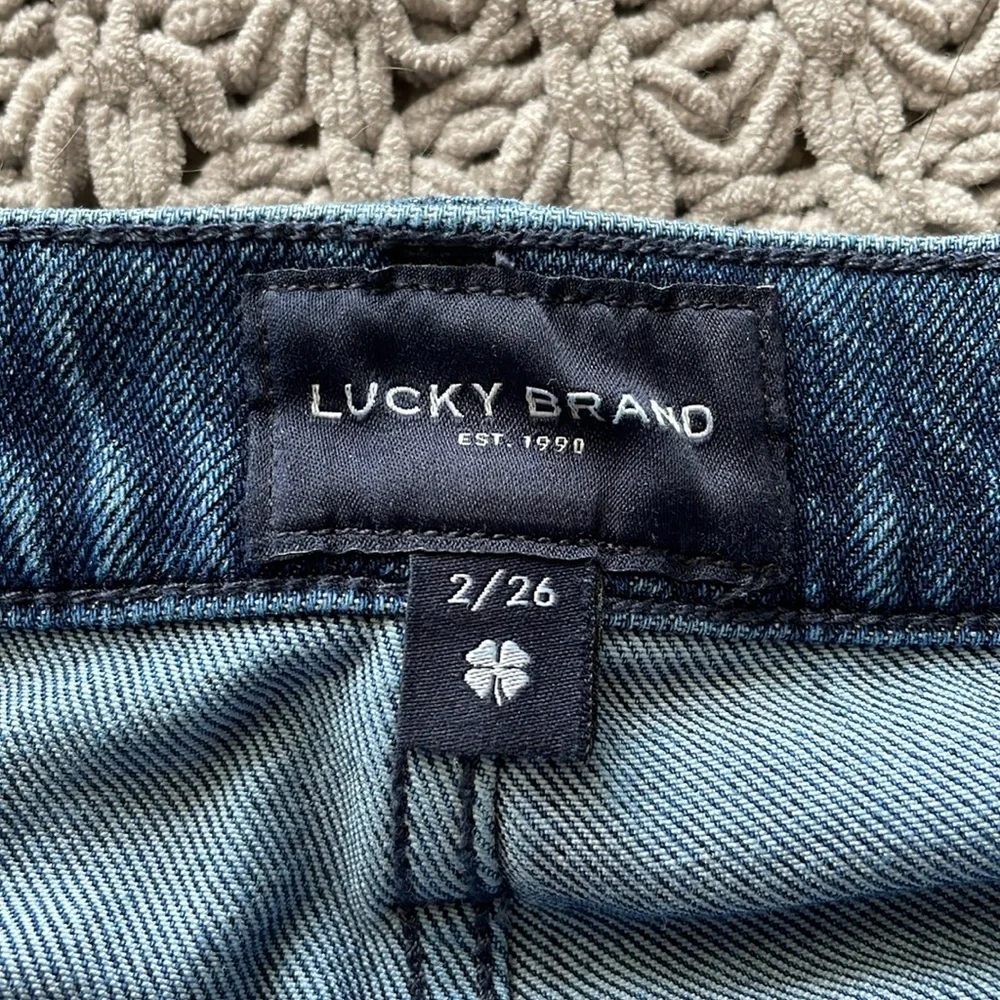 Lucky Brand Wide Leg High Rise Jeans - Picture 8 of 15